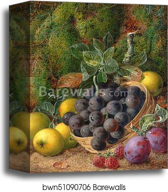 Grapes by George Clare, Canvas Print
