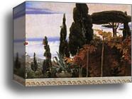 Cimabue's Celebrated Madonna is Carried in Procession through the Streets of Florence; in front of the Madonna, and Crowned with Laurels, walks CImabue Himself, with his Pupil Giotto; behind It Arnolfo Di Lapo, Gaddo Gaddi, Andrea Tafi, Niccola Pisano, Bu by Frederick Leighton, Canvas Print