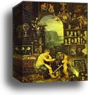 Allegory of Sight. Detail by Jan Brueghel The Elder, Canvas Print