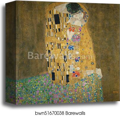 The Kiss (Lovers) by Gustav Klimt, Canvas Print