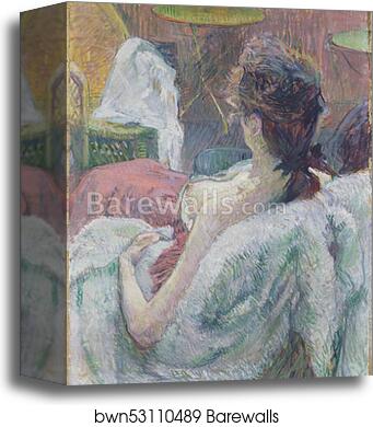 The Model Resting by Henri De Toulouse-Lautrec, Canvas Print