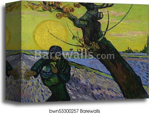The sower by Vincent Van Gogh, Canvas Print