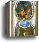 The Arts and Sciences. Painting and Sculpture by François Boucher, Canvas Print