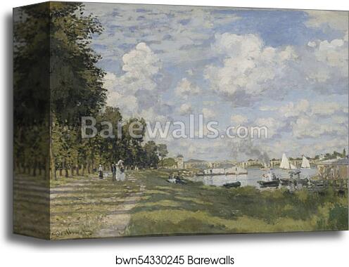Bassin d’Argenteuil by Claude Monet, Canvas Print