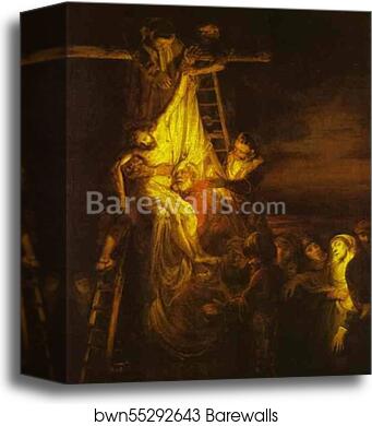The Descent from the Cross by Rembrandt Harmenszoon Van Rijn, Canvas Print The Descent from the Cross by Rembrandt Harmenszoon Van Rijn, Canvas Print
