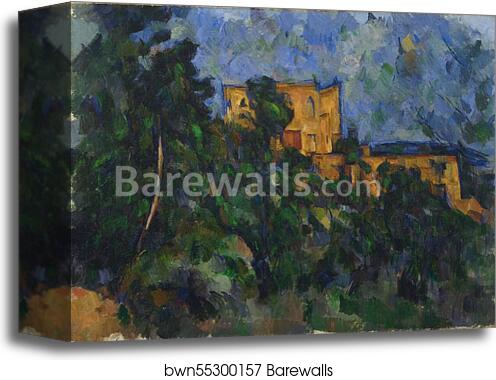 Château Noir by Paul Cézanne, Canvas Print