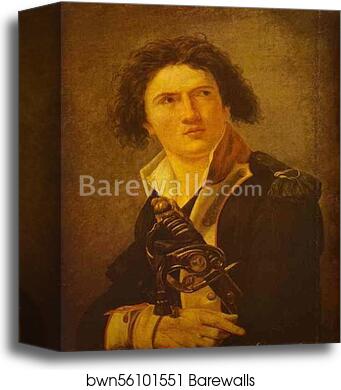 Portrait of Lazre Hoche by Jacques-Louis David, Canvas Print Portrait of Lazre Hoche by Jacques-Louis David, Canvas Print
