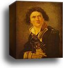 Portrait of Lazre Hoche by Jacques-Louis David, Canvas Print