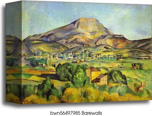 The Mount Sainte-Victoire by Paul Cézanne, Canvas Print