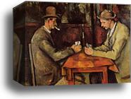 Card Players (fifth version) by Paul Cézanne, Canvas Print