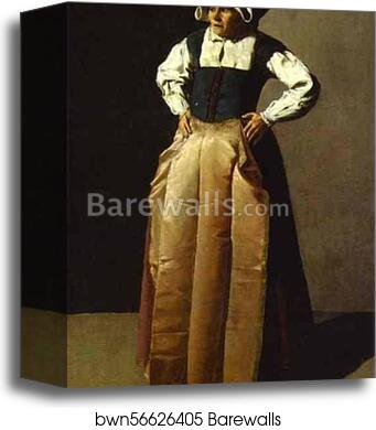 The Old Woman by Georges De La Tour, Canvas Print