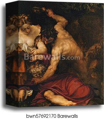 Temptation of Saint Anthony by Paolo Veronese, Canvas Print Temptation of Saint Anthony by Paolo Veronese, Canvas Print