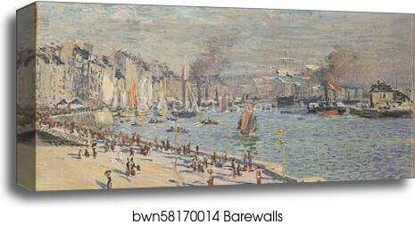 Port of Le Havre by Claude Monet, Canvas Print