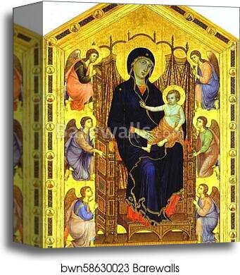 Rucellai Madonna by Duccio Di Buoninsegna, Canvas Print