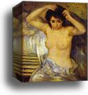 Bust of a Woman, also called Before the Bath or The Toilet by Pierre-Auguste Renoir, Canvas Print