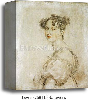 Princess Dorothea von Lieven (1785-1857) by Sir Thomas Lawrence, Canvas Print