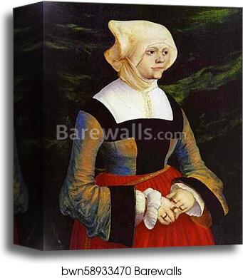 Portrait of a Young Woman by Albrecht Altdorfer, Canvas Print