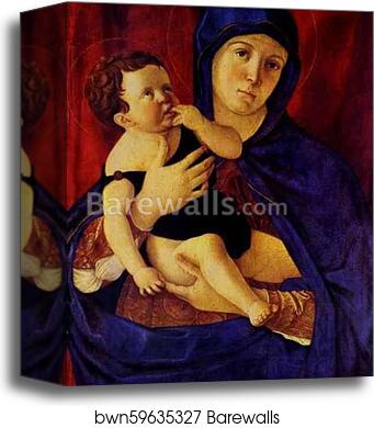 Madonna and Child by Giovanni Bellini, Canvas Print