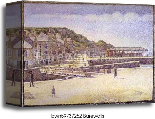 Port-en-Bessin by Georges Seurat, Canvas Print