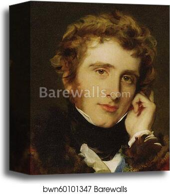 The Honorable George James Welbore Agar-Ellis, Later 1st Baron Dover (1797-1833). Detail by Sir Thomas Lawrence, Canvas Print