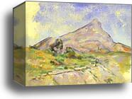 The Mount of St.Victoria (La Montagne Sainte-Victoire) by Paul Cézanne, Canvas Print