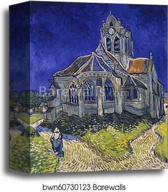 The church in Auvers-sur-Oise, view from the Chevet by Vincent Van Gogh, Canvas Print