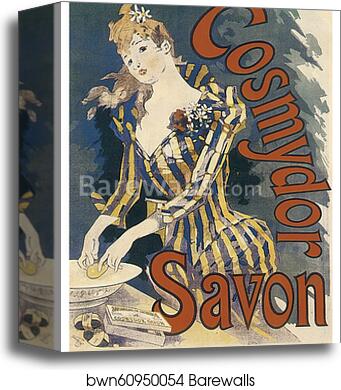 Cosmydor Savon by Jules Chéret, Canvas Print
