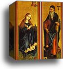 Nativity and St. Anthony by Martin Schongauer, Canvas Print