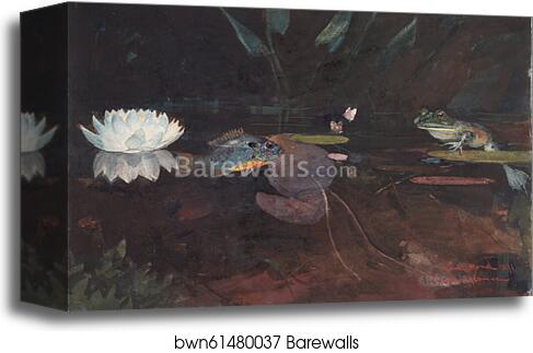 Mink Pond by Winslow Homer, Canvas Print