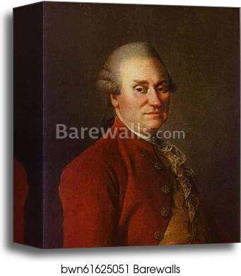 Portrait of M. F. Poltoratzky by Dmitry Levitzky, Canvas Print