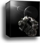 Apollo 10's Snoopy LEM makes a close approach to the Earth/Moon System by Steven Hobbs/Stocktrek Images, Canvas Print