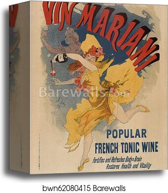 Vin Mariani by Jules Chéret, Canvas Print