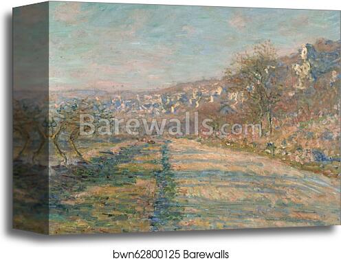 Road of La Roche-Guyon by Claude Monet, Canvas Print