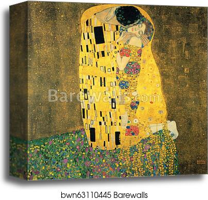 The Kiss (Lovers) by Gustav Klimt, Canvas Print