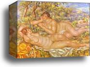 The Great Bathers (The Nymphs) by Pierre-Auguste Renoir, Canvas Print