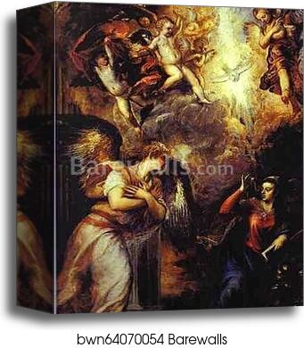 The Annunciation by Titian, Canvas Print