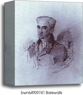 Portrait of Count I. A. Capo D'Istrias by Alexander Brulloff, Canvas Print