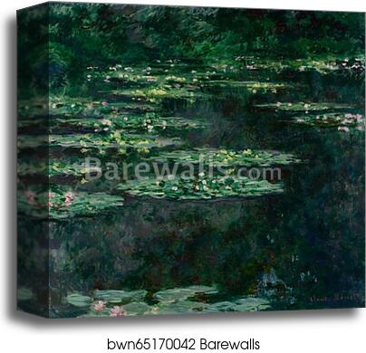 Waterlilies by Claude Monet, Canvas Print