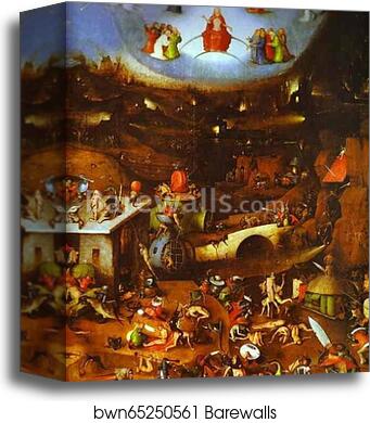 Last Judgement by Hieronymus Bosch, Canvas Print
