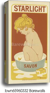 Savon Starlight by Henri Meunier, Canvas Print