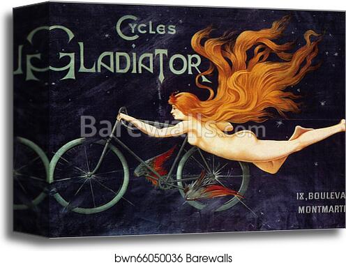 Cycles Gladiator by Georges Massias, Canvas Print