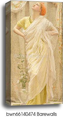 Canaries by Albert Joseph Moore, Canvas Print