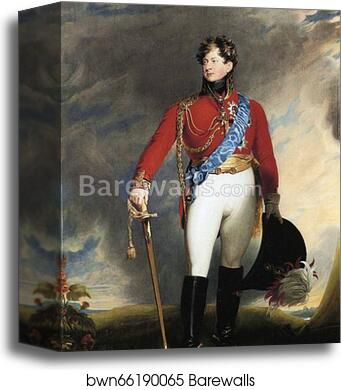 King George IV by Sir Thomas Lawrence, Canvas Print