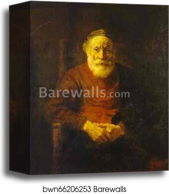 An Old Man in Red by Rembrandt Harmenszoon Van Rijn, Canvas Print An Old Man in Red by Rembrandt Harmenszoon Van Rijn, Canvas Print