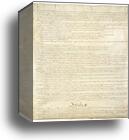 Constitution of the United States, Page 2 of 4 by Constitutional Convention, Canvas Print