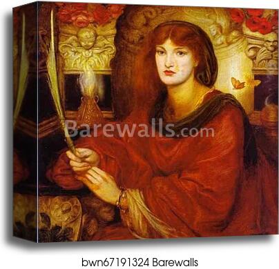 Sibylla Palmifera by Dante Gabriel Rossetti, Canvas Print