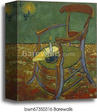 Gauguin's chair by Vincent Van Gogh, Canvas Print