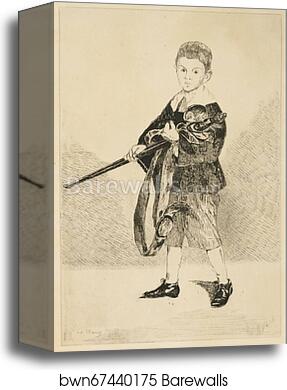 Boy with the Sword by Édouard Manet, Canvas Print