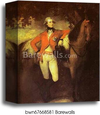 George, Prince of Wales, Later George IV by Thomas Gainsborough, Canvas Print George, Prince of Wales, Later George IV by Thomas Gainsborough, Canvas Print