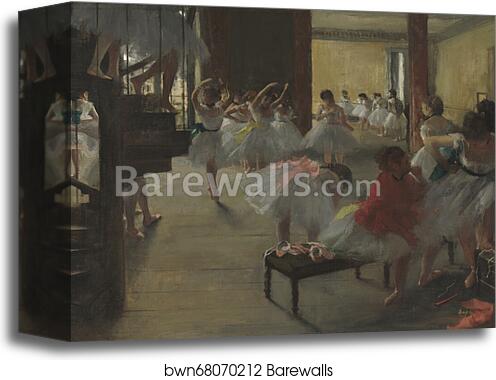The Dance Class by Edgar Degas, Canvas Print